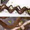 63in Artificial Tree Twigs Cane Vine Branches Fake Plants Trunk Garland with Leaves for Home Wedding Garden Wall Hanging